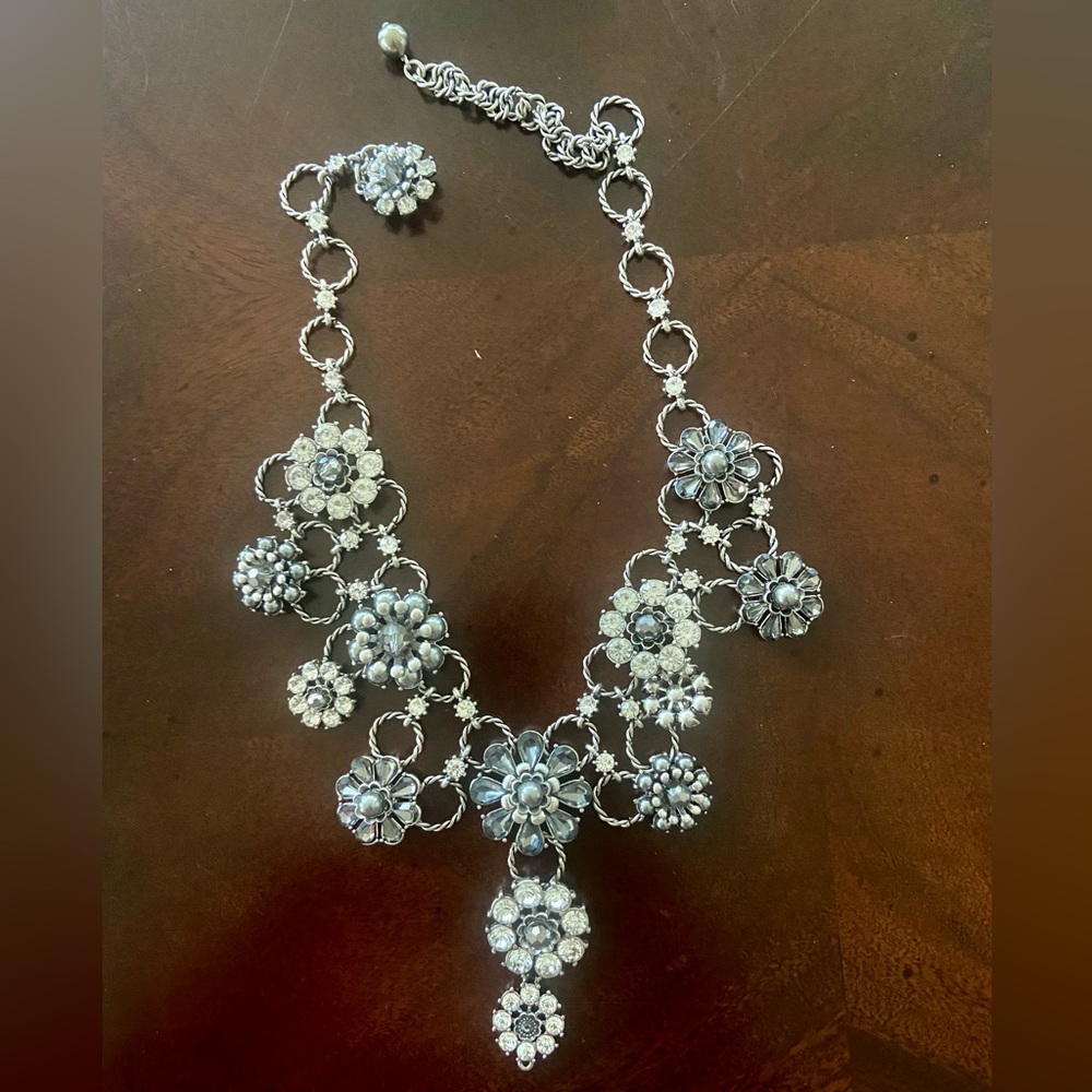 Miriam Haskell Set Gray Pearl,Silver Tone Metal-B… - image 3